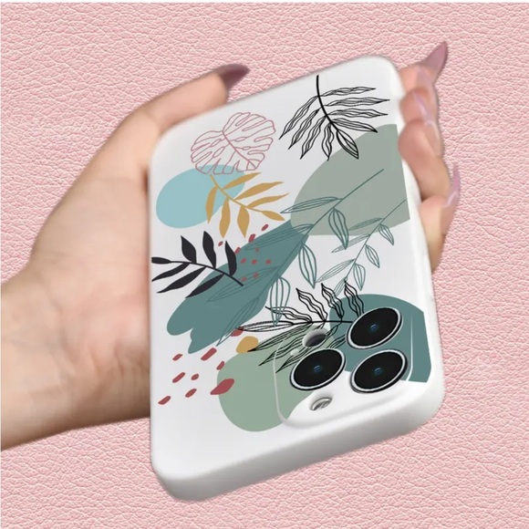 [Free add on item] Tropical Leaf Plant Print iPhone15 Pro Cover - Picture 5 of 5